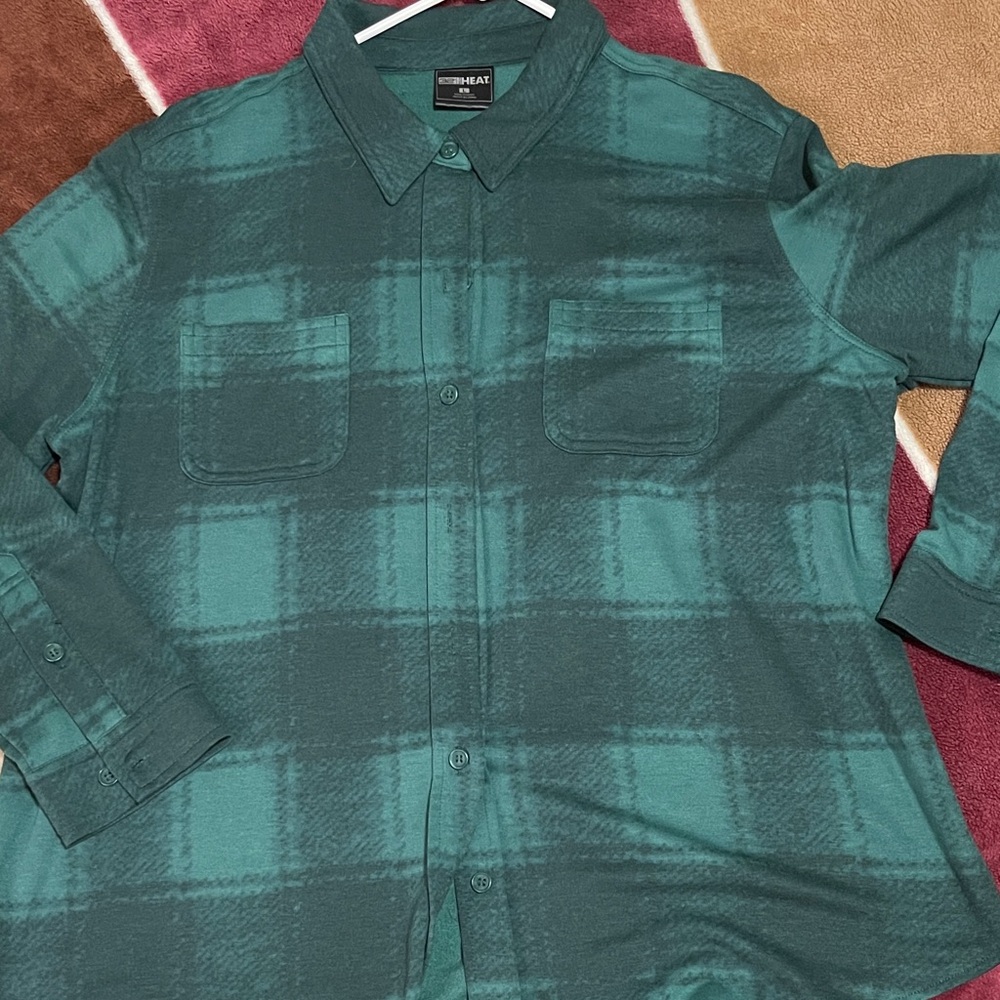 32 degrees flannel button down shirt